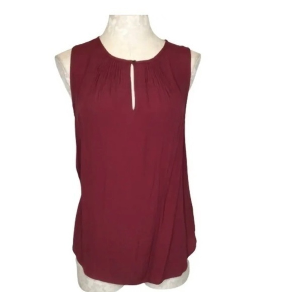 Madewell burgundy sleeveless top size S